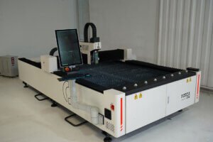Máquina de corte láser equilibrada para operar sin riesgo