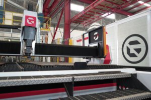 ejemplo de una máquina cortadora láser de metal