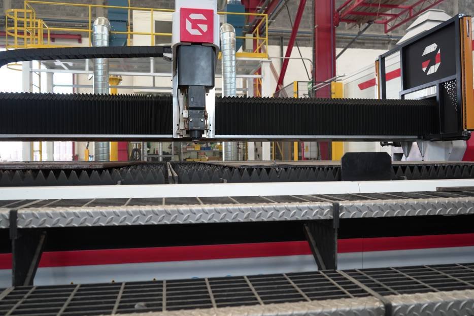 Máquina de corte láser con nitrógeno