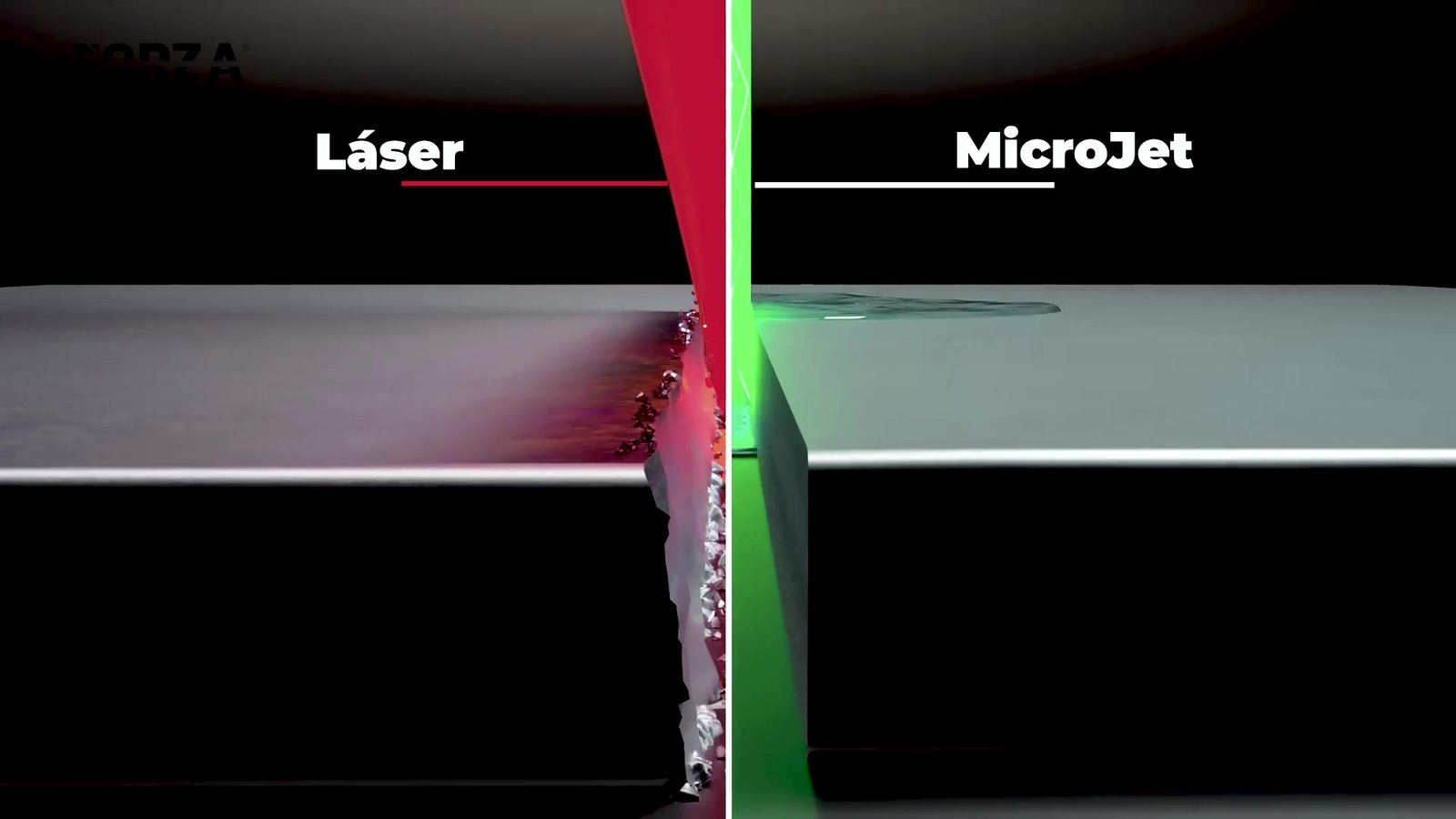 Cortadora láser vs Microjet