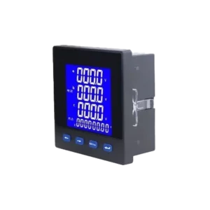 Monitor de voltaje mostrando digitos en cero