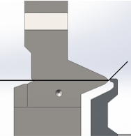 Doblado hacia arriba